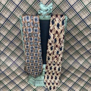 Silk Vintage Patterned Ties Set